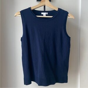 Women’s Navy blue knit sweater vest